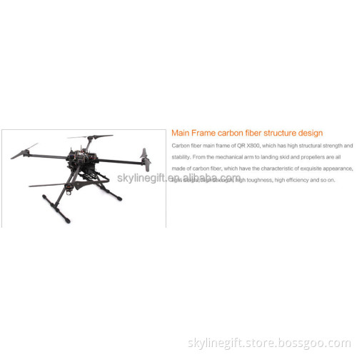 Gopro FPV Carbon Fiber black Drone Professional aerial video 4 axis quad copter UAS X800 Drone